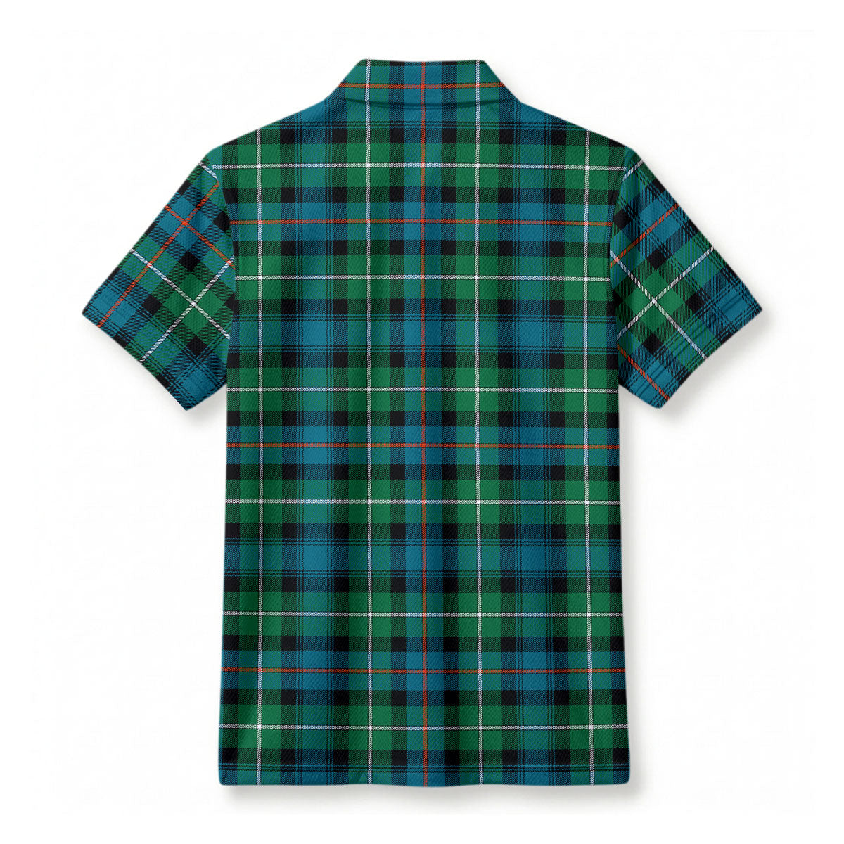 MacKenzie Ancient Tartan Crest Birdseye Mesh Polo Shirt
