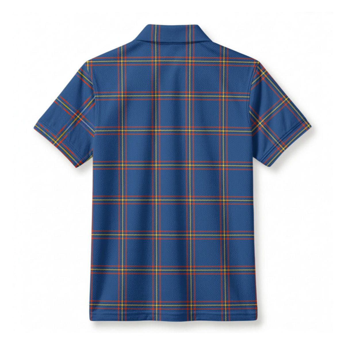 MacLaine of Loch Buie Hunting Ancient Tartan Crest Birdseye Mesh Polo Shirt