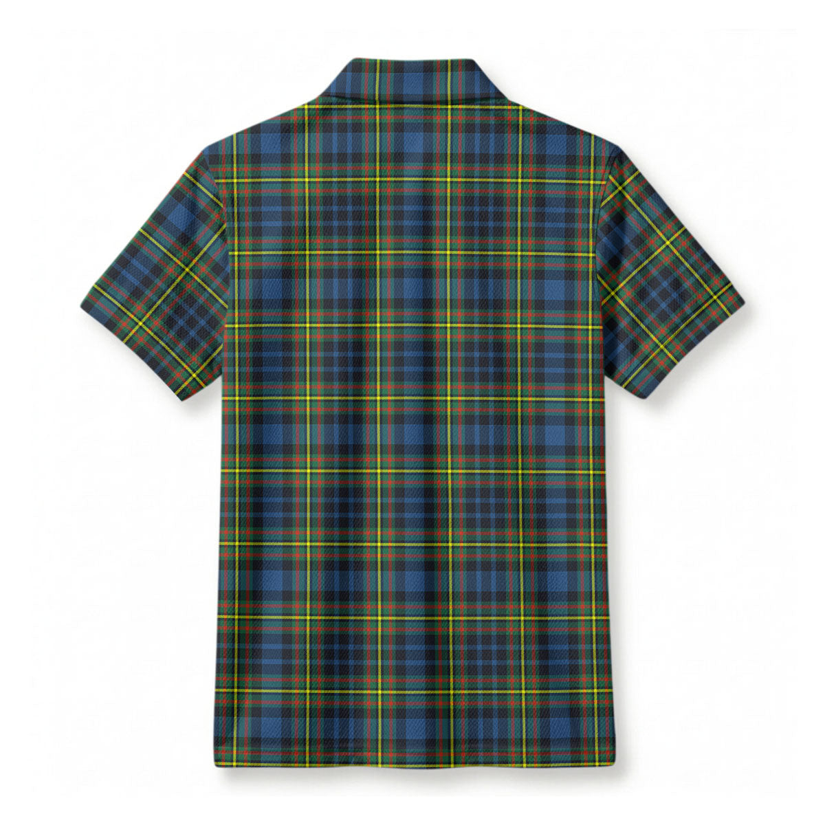 MacLellan Ancient Tartan Crest Birdseye Mesh Polo Shirt