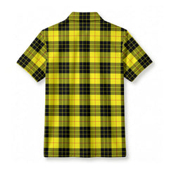 MacLeod of Lewis Modern Tartan Crest Birdseye Mesh Polo Shirt