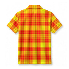 MacMillan Clan Tartan Crest Birdseye Mesh Polo Shirt