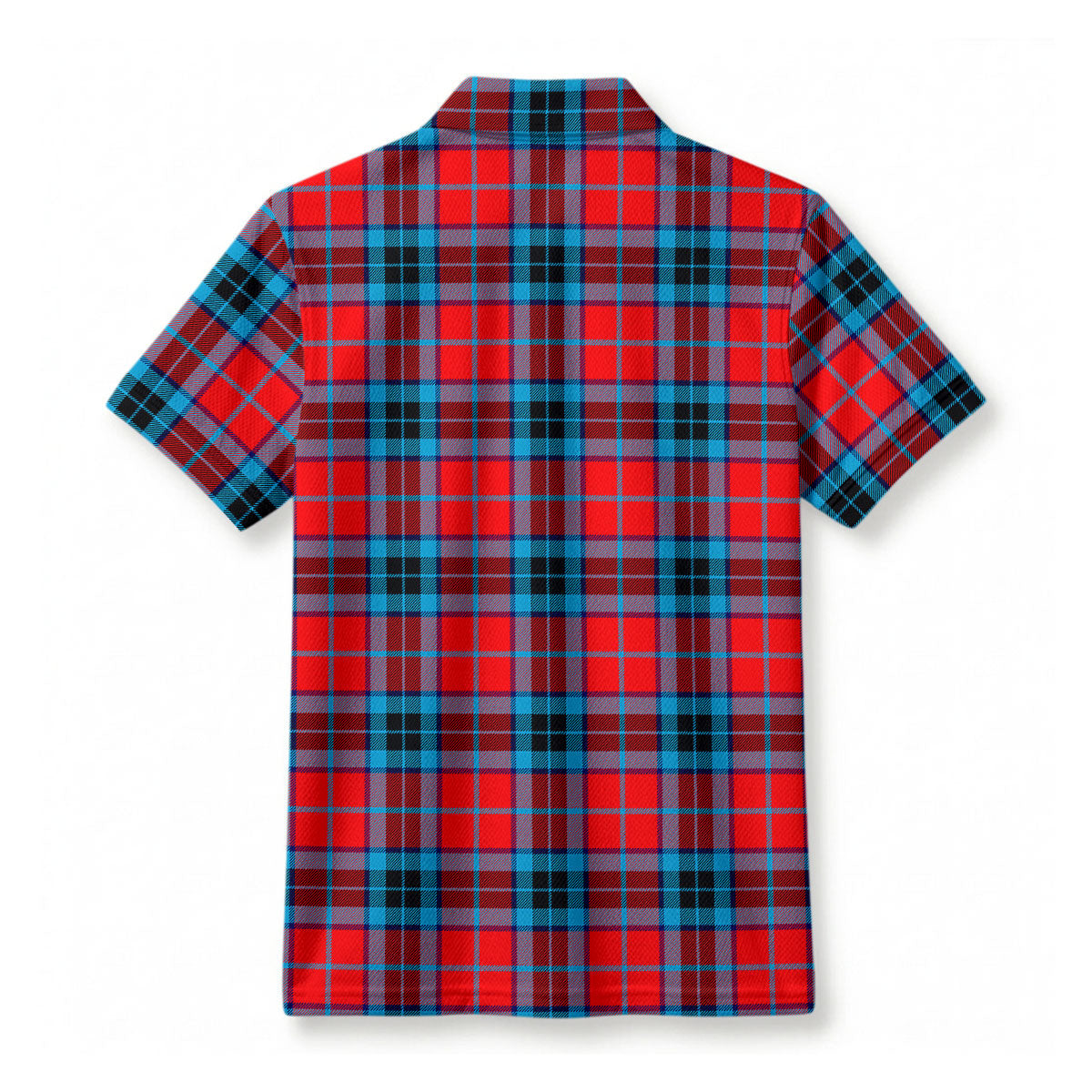 MacTavish Modern Tartan Crest Birdseye Mesh Polo Shirt