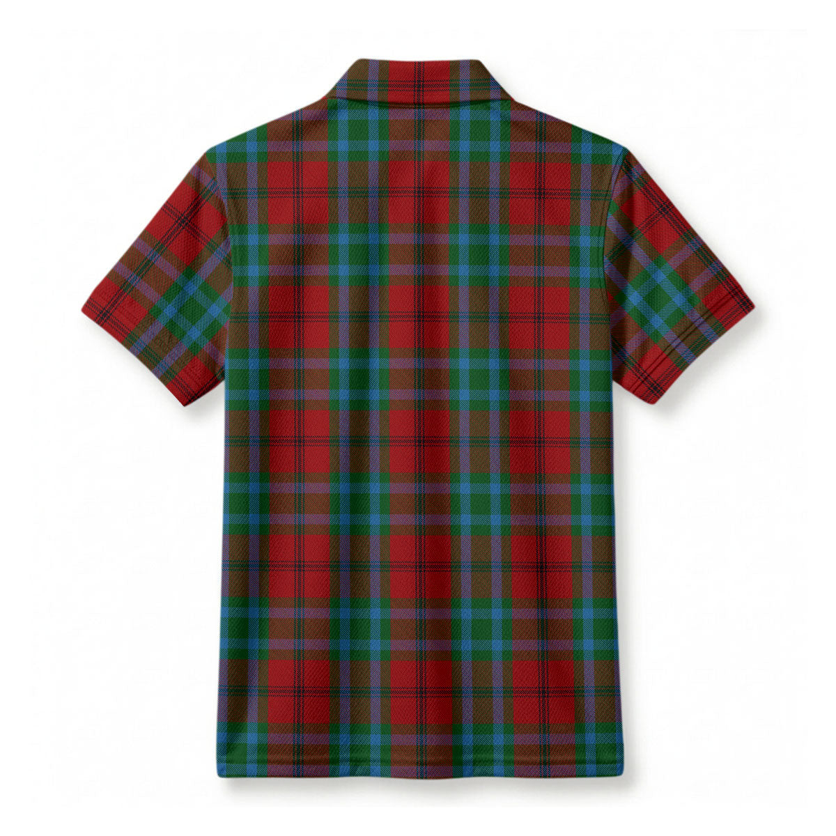 McCook Tartan Crest Birdseye Mesh Polo Shirt
