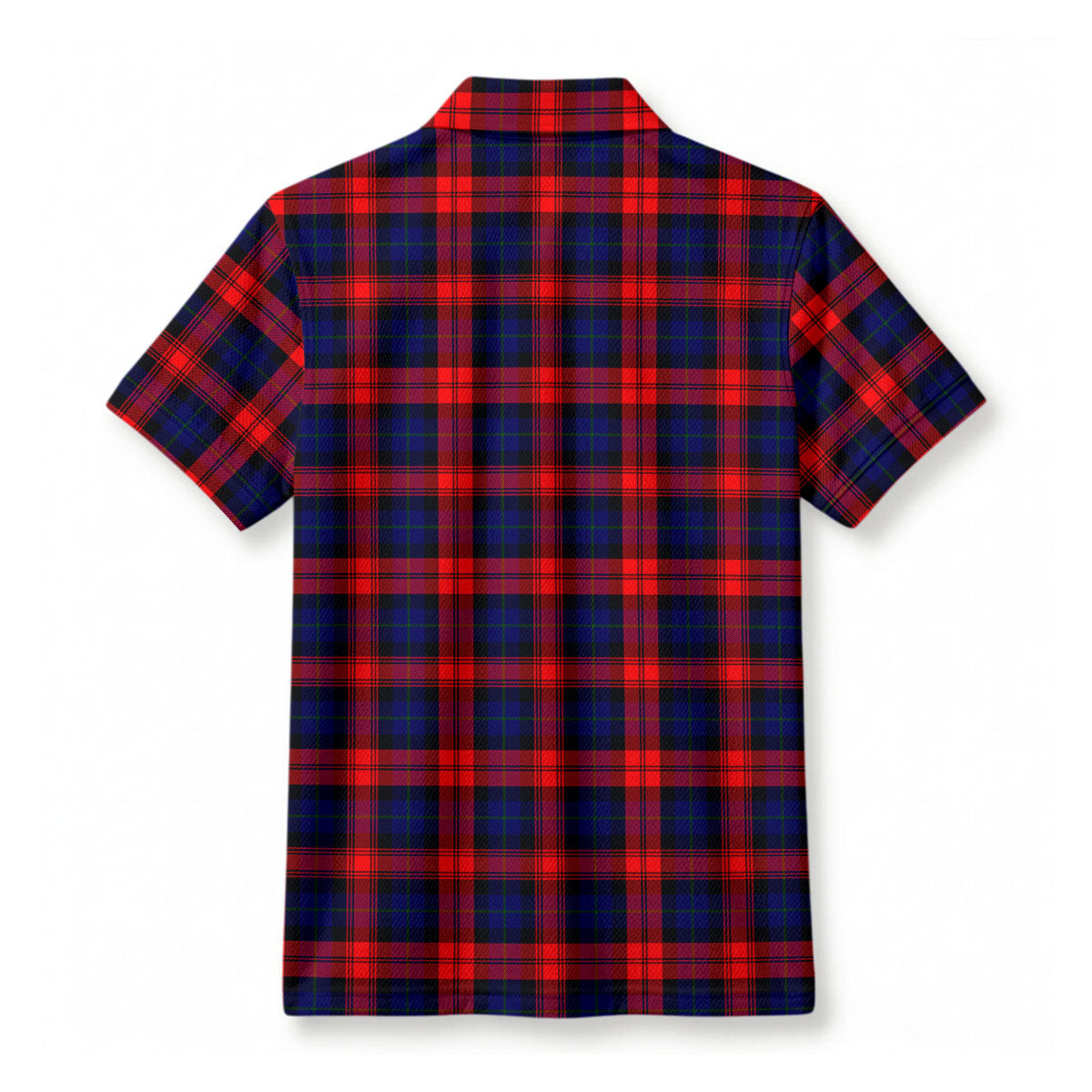 McCracken Tartan Crest Birdseye Mesh Polo Shirt