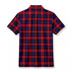 McCracken Tartan Crest Birdseye Mesh Polo Shirt