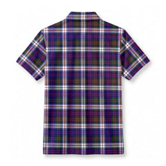 McDonald Dress Modern Tartan Crest Birdseye Mesh Polo Shirt