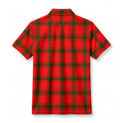 McDonald of Sleat Tartan Crest Birdseye Mesh Polo Shirt
