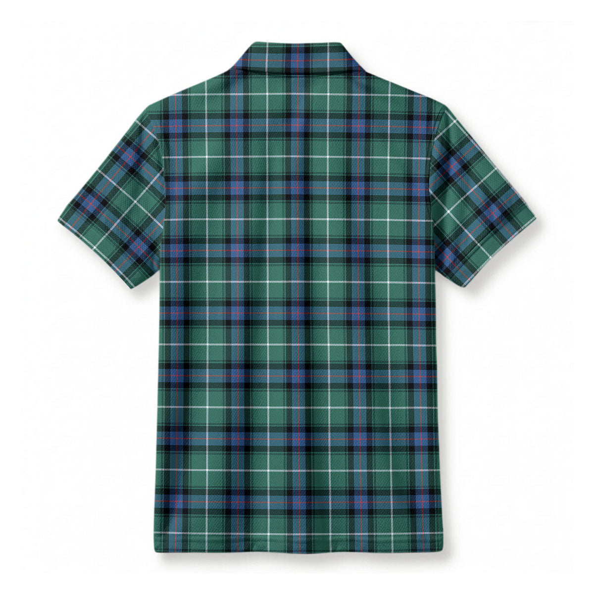 McDonald of the Isles Hunting Ancient Tartan Crest Birdseye Mesh Polo Shirt