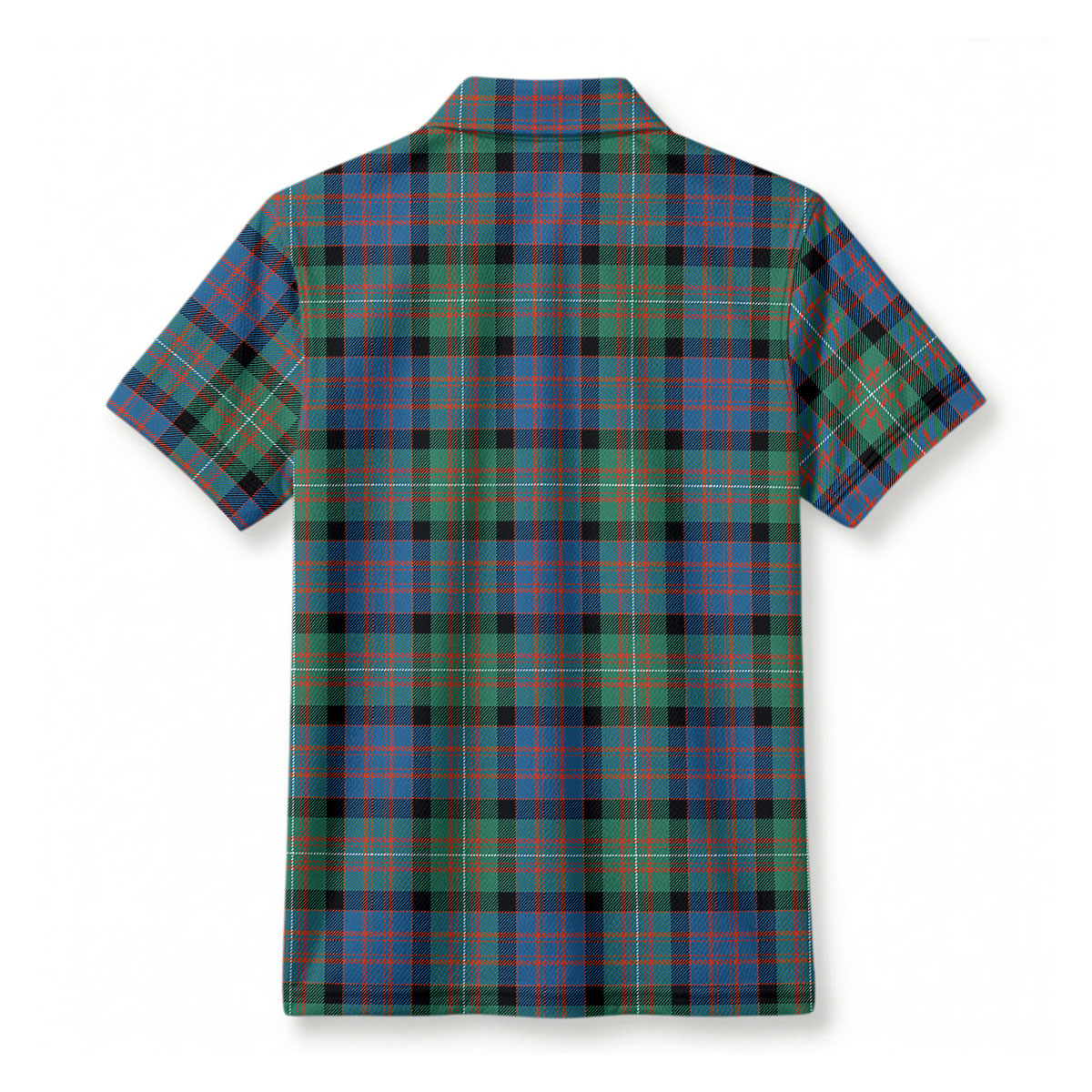 McDonnell of Glengarry Ancient Tartan Crest Birdseye Mesh Polo Shirt