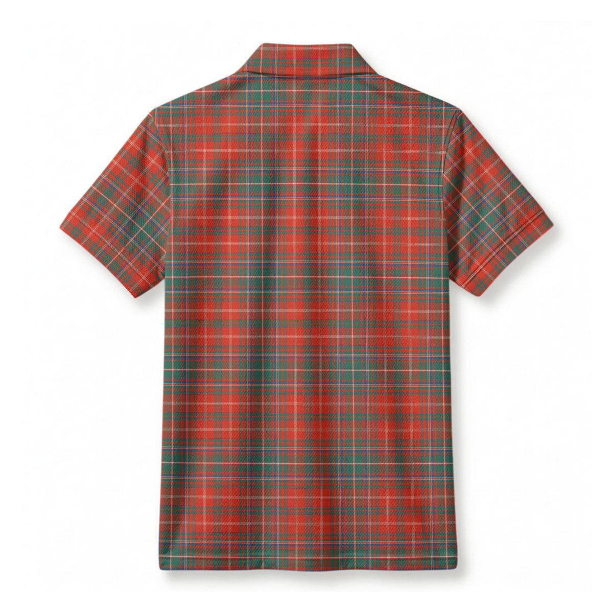 McDougall Ancient Tartan Crest Birdseye Mesh Polo Shirt