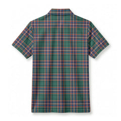 McFarlane Hunting Ancient Tartan Crest Birdseye Mesh Polo Shirt