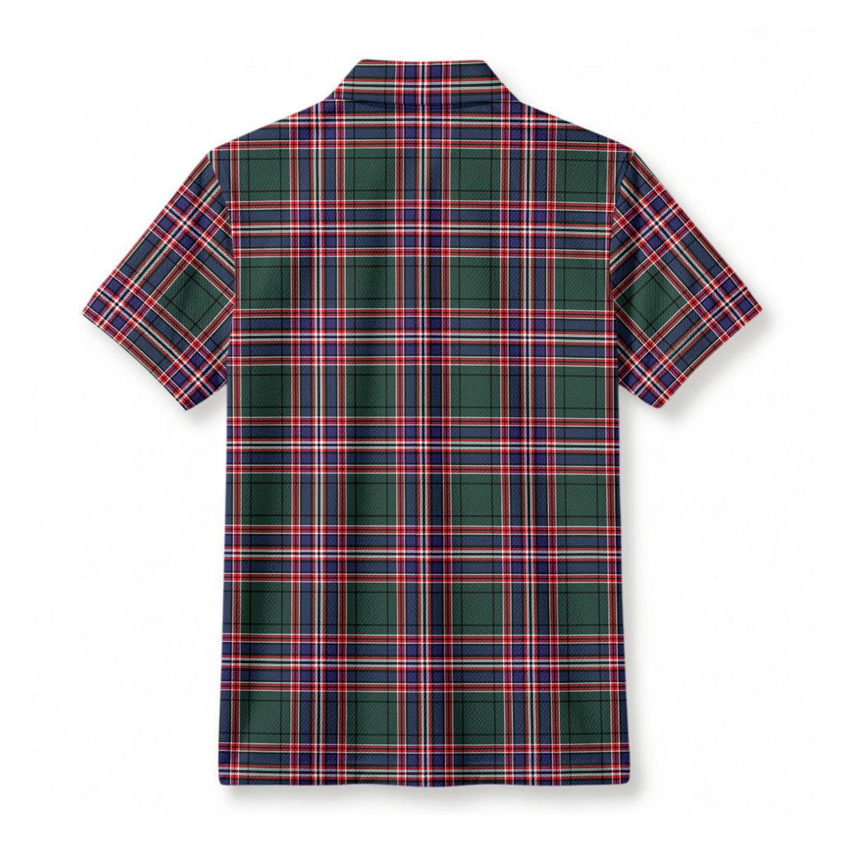 McFarlane Hunting Modern Tartan Crest Birdseye Mesh Polo Shirt