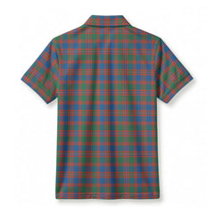 McIntyre Ancient Tartan Crest Birdseye Mesh Polo Shirt