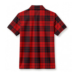 McLeod of Raasay Tartan Crest Birdseye Mesh Polo Shirt