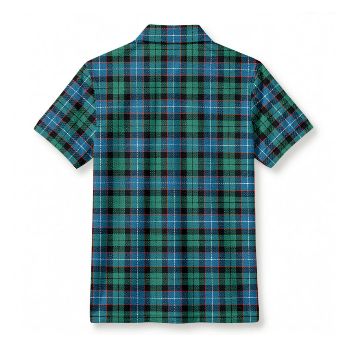 Mitchell Ancient Tartan Crest Birdseye Mesh Polo Shirt