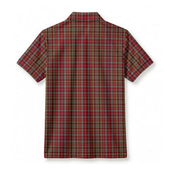 Ogilvie Tartan Crest Birdseye Mesh Polo Shirt