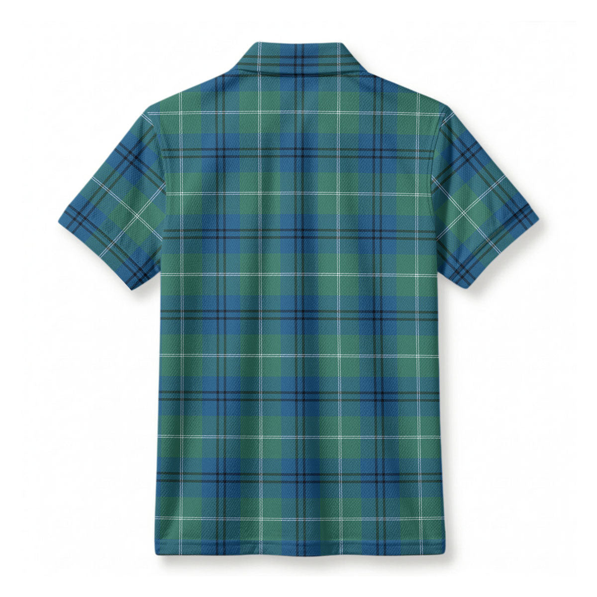 Oliphant Ancient Tartan Crest Birdseye Mesh Polo Shirt