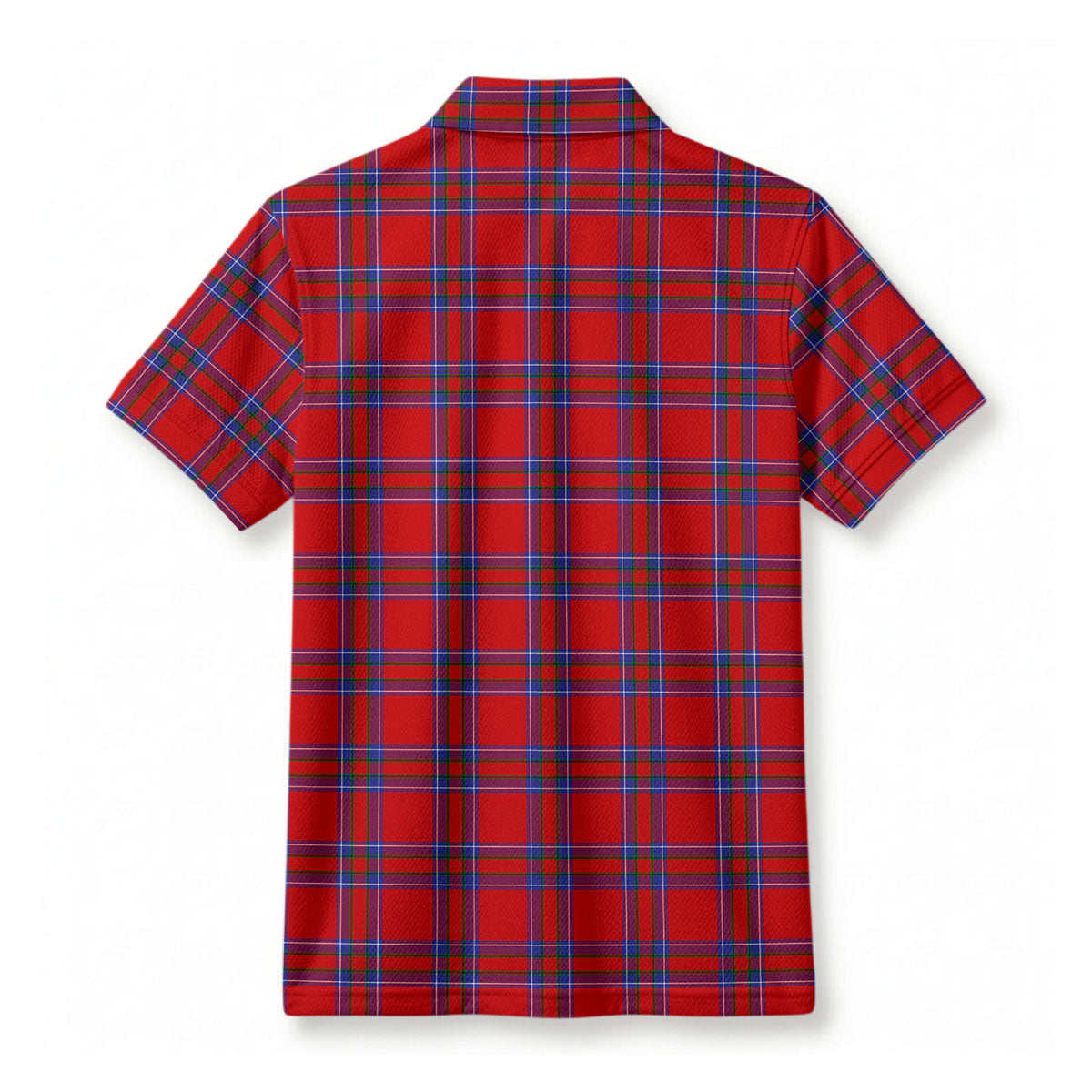 Rait Tartan Crest Birdseye Mesh Polo Shirt