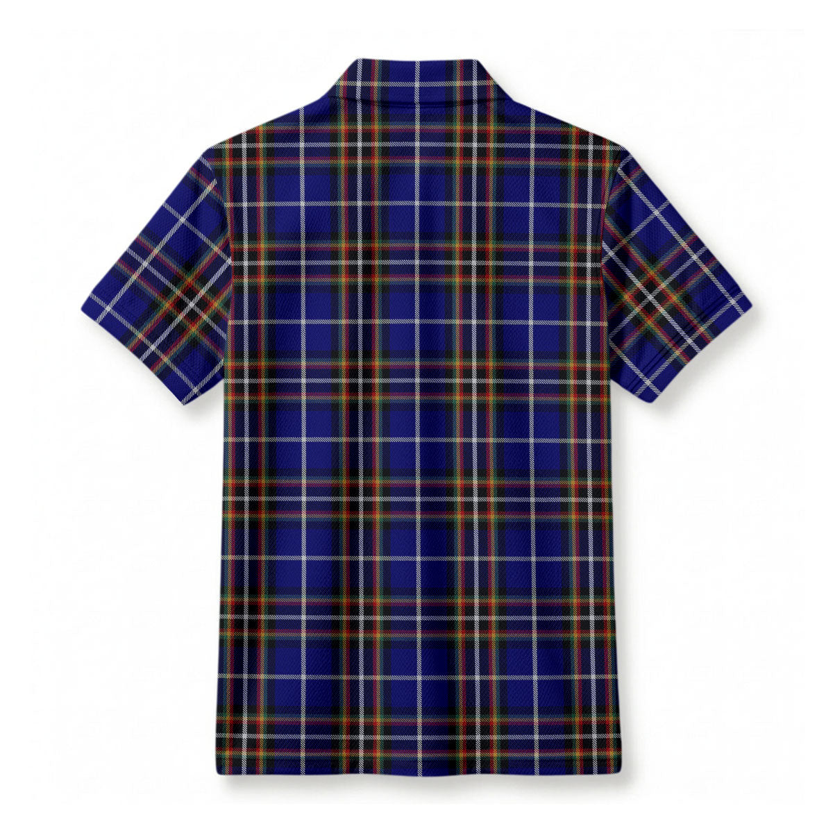 Scotland History Tours Tartan Crest Birdseye Mesh Polo Shirt