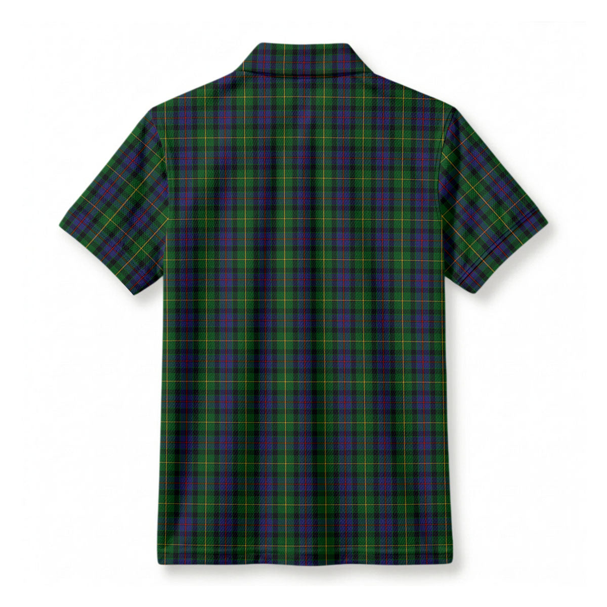 Tait Tartan Crest Birdseye Mesh Polo Shirt
