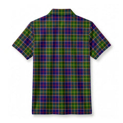 Whiteford Tartan Crest Birdseye Mesh Polo Shirt