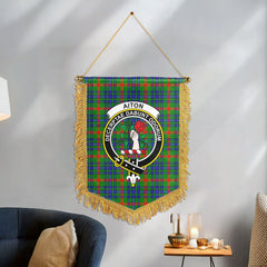 Aiton Tartan Crest Wall Hanging Banner