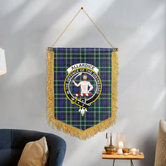 Allardice Tartan Crest Wall Hanging Banner