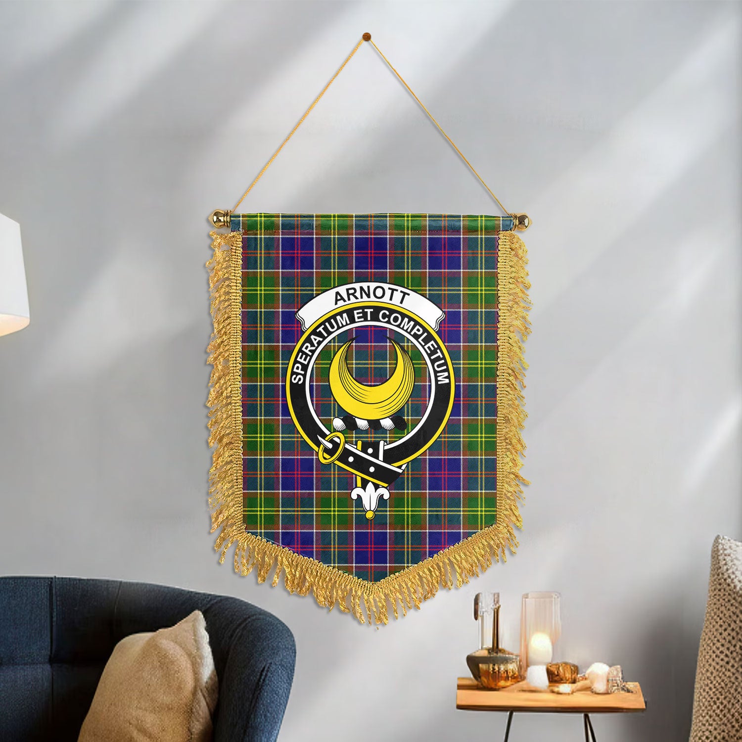 Arnott Tartan Crest Wall Hanging Banner