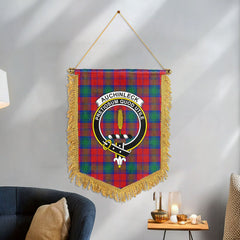 Auchinleck Tartan Crest Wall Hanging Banner