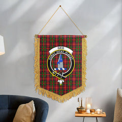 Ged Tartan Crest Wall Hanging Banner