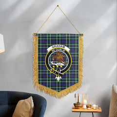 Graham of Montrose Modern Tartan Crest Wall Hanging Banner