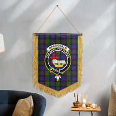 MacDonald Tartan Crest Wall Hanging Banner