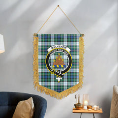 MacKenzie Dress Ancient Tartan Crest Wall Hanging Banner