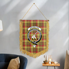 MacMillan Old Weathered Tartan Crest Wall Hanging Banner