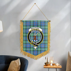 MacPhail Hunting Ancient Tartan Crest Wall Hanging Banner