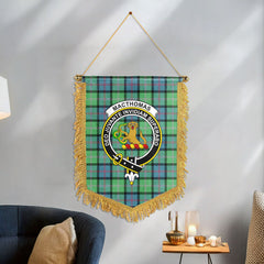 MacThomas Ancient Tartan Crest Wall Hanging Banner