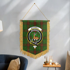 Maxwell Hunting Tartan Crest Wall Hanging Banner