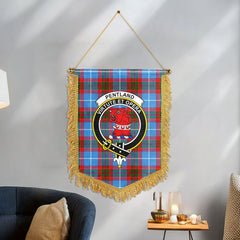 Pentland Tartan Crest Wall Hanging Banner