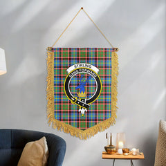 Stirling (of Cadder-Present Chief) Tartan Crest Wall Hanging Banner