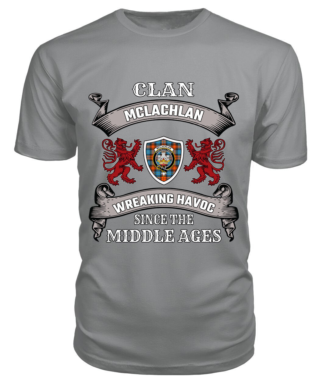 McLachlan Ancient Tartan - 2D T-shirt