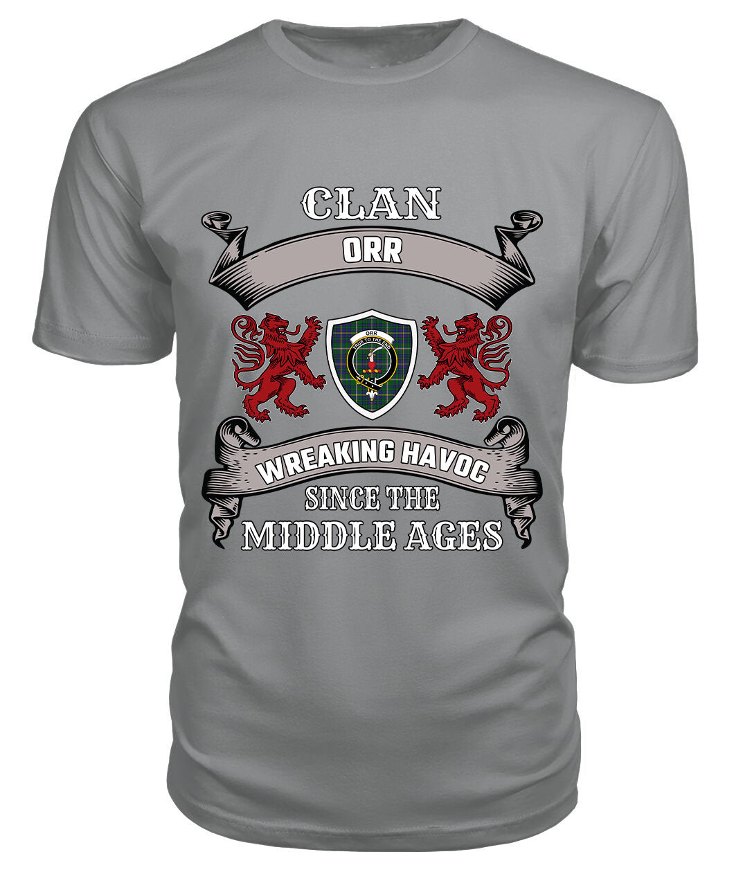 Orr Family Tartan - 2D T-shirt