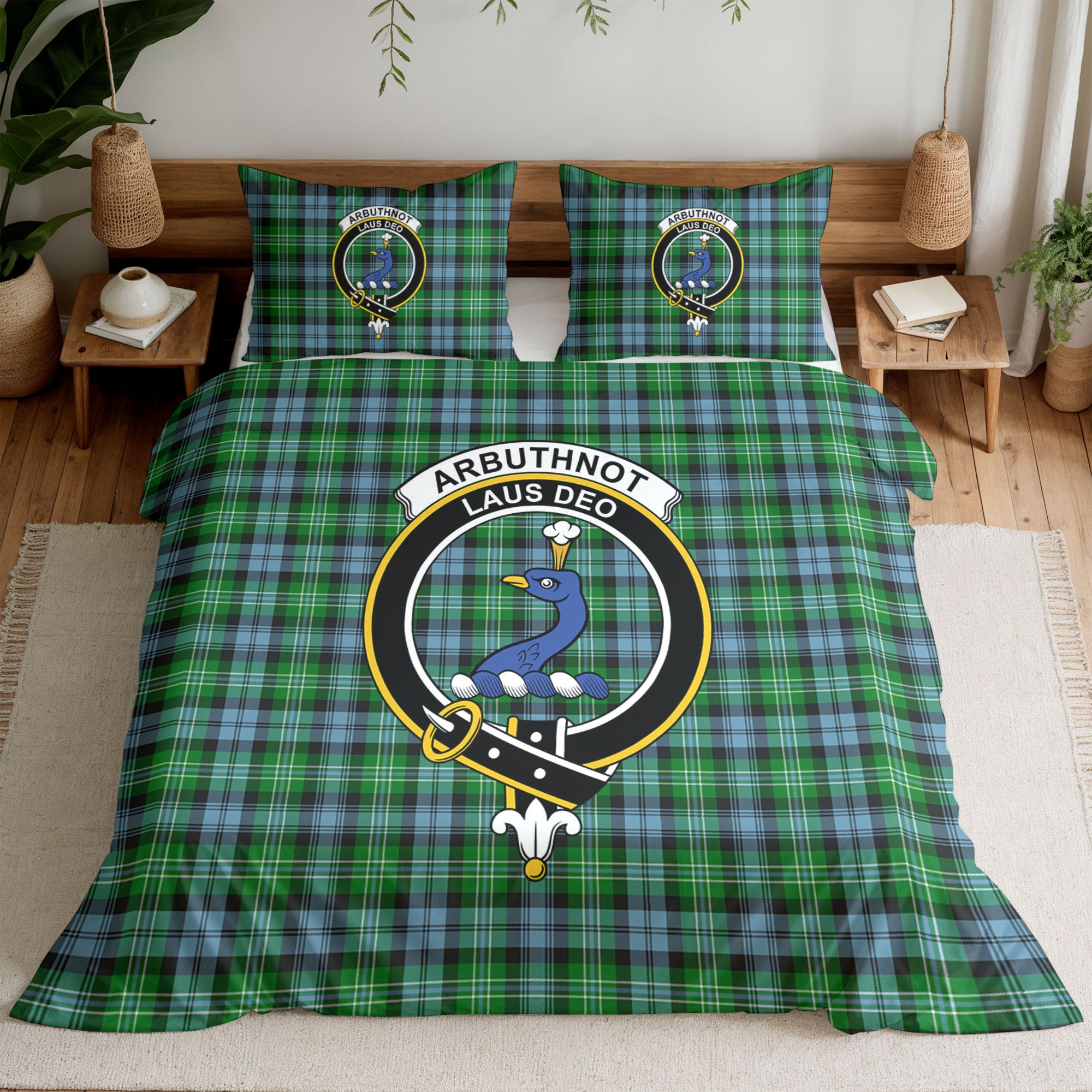 Arbuthnot Ancient Tartan Crest Bedding Set