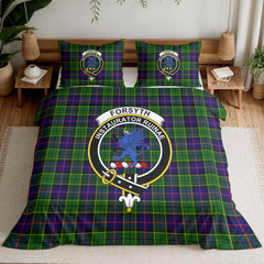Forsyth Modern Tartan Crest Bedding Set