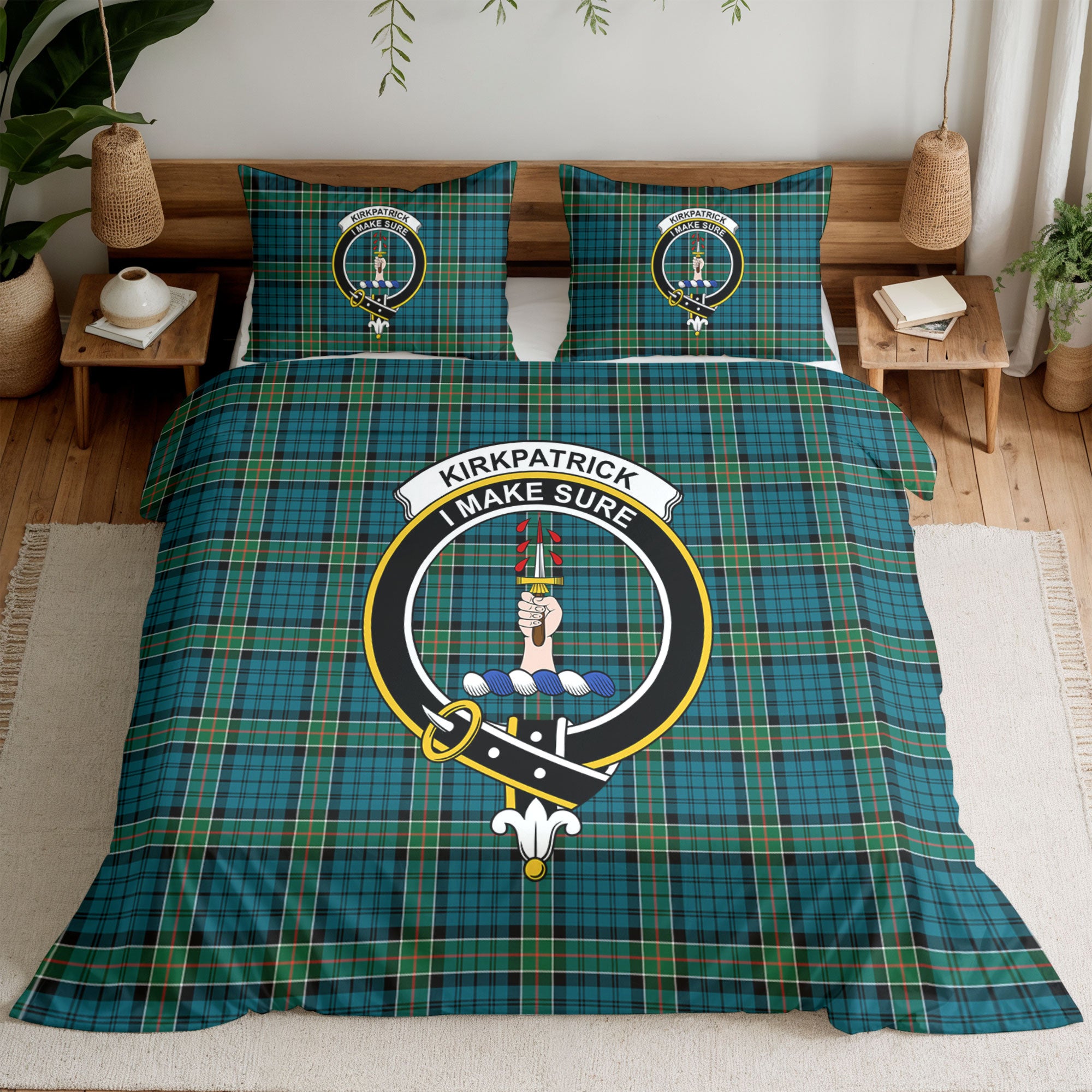 Kirkpatrick Ancient Tartan Crest Bedding Set