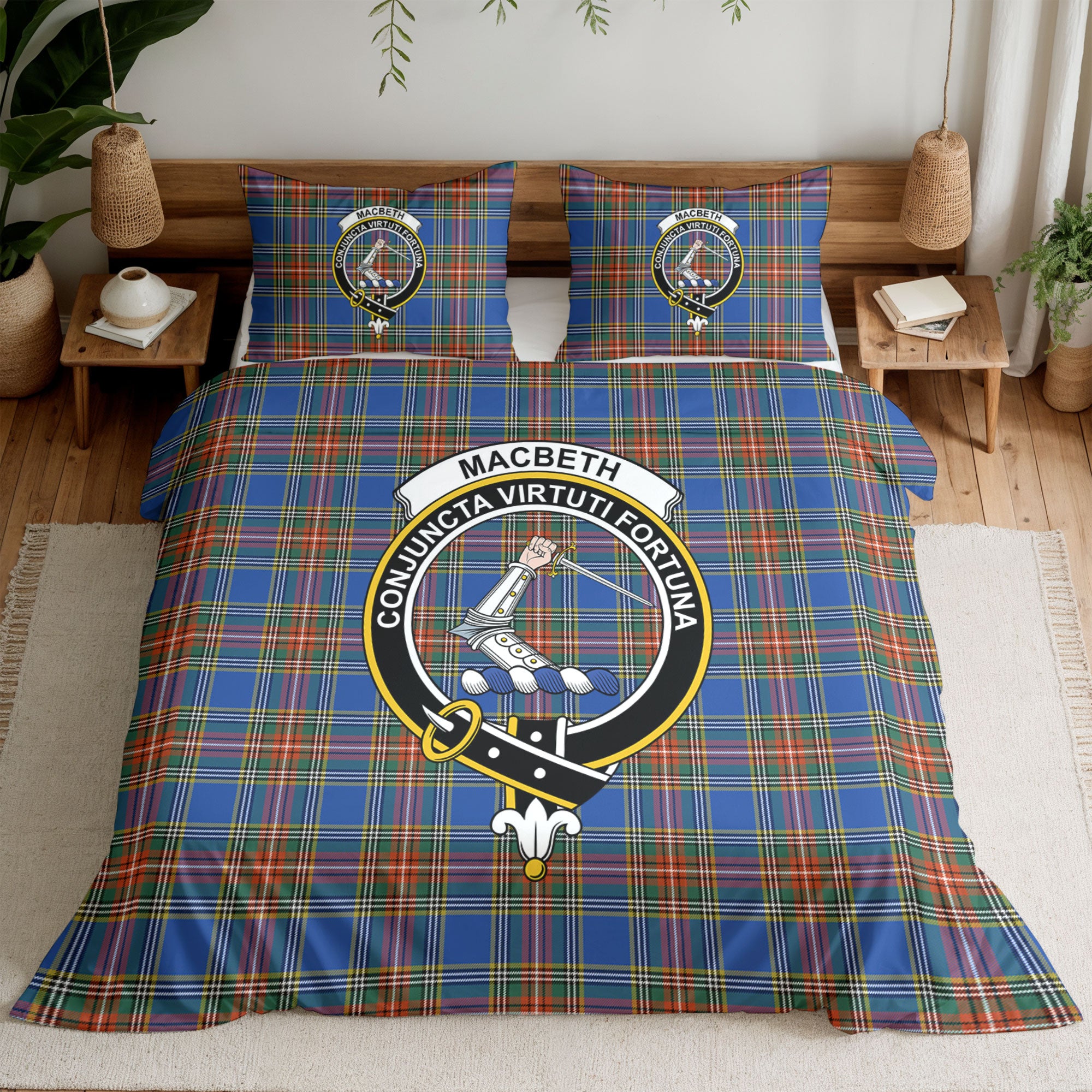 MacBeth Ancient Tartan Crest Bedding Set