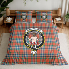 MacFarlane Ancient Tartan Crest Bedding Set