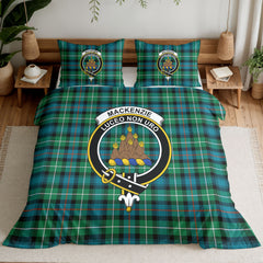 MacKenzie Ancient Tartan Crest Bedding Set