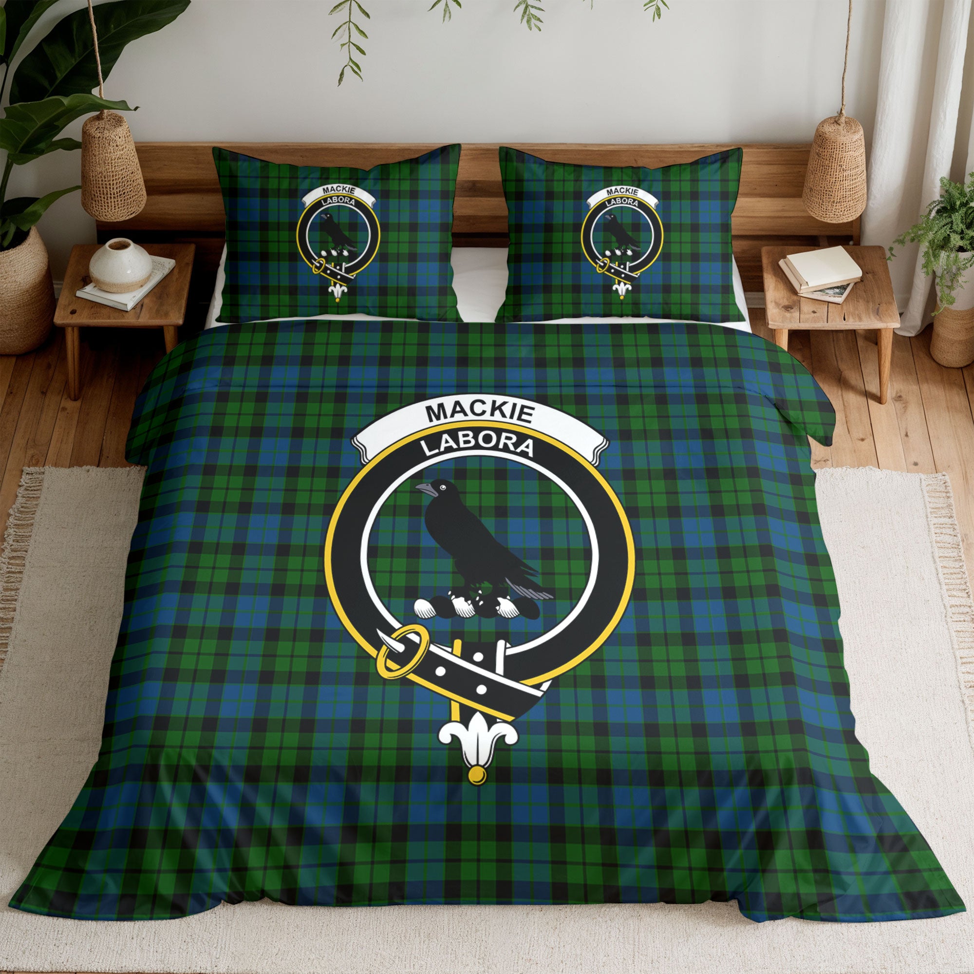 MacKie Tartan Crest Bedding Set