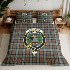 MacLaren Weathered Tartan Crest Bedding Set