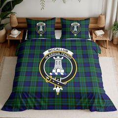 McCallum Modern Tartan Crest Bedding Set